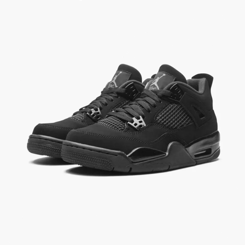 Air Jordan 4 Black Sneakers