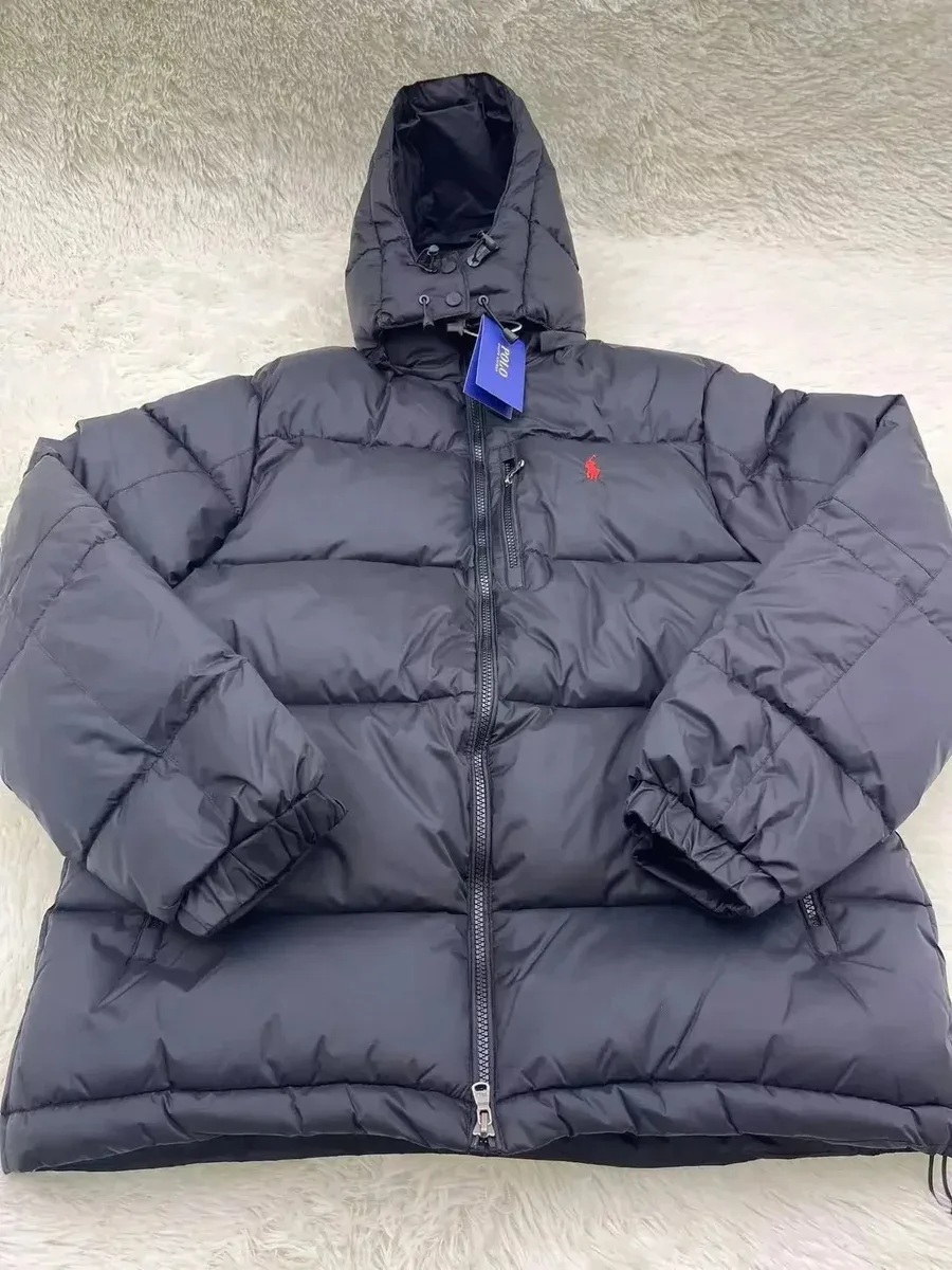 Polo Ralph Lauren Black Hooded Puffer Jacket