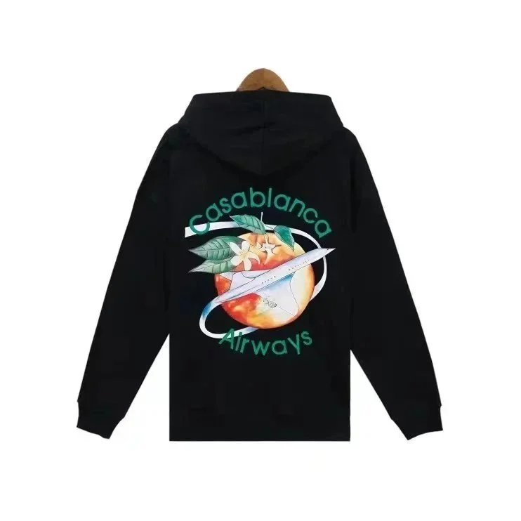 Casablanca Black 'Airways' Hoodie