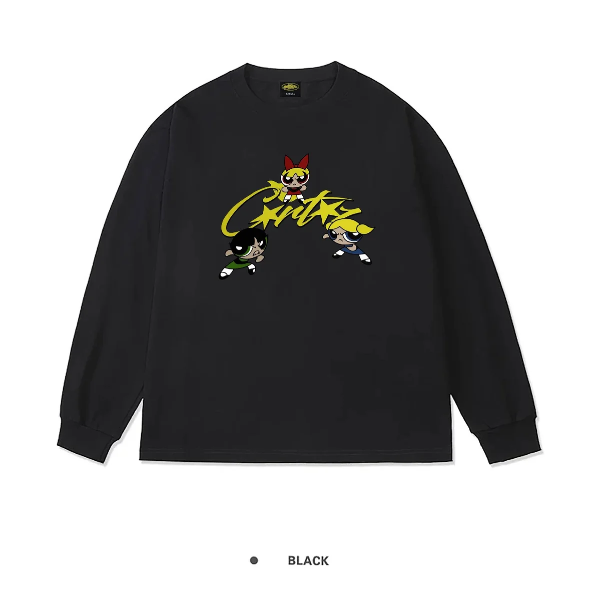 Black Powerpuff Girls Long Sleeve T-Shirt