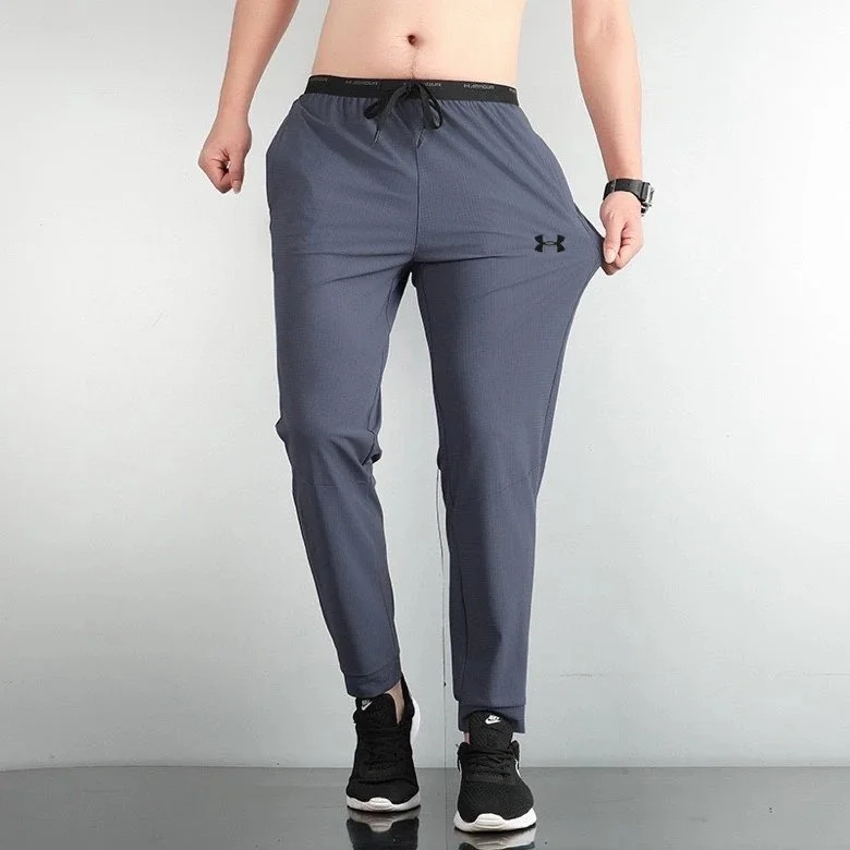 Under Armour Grey Solid Trousers