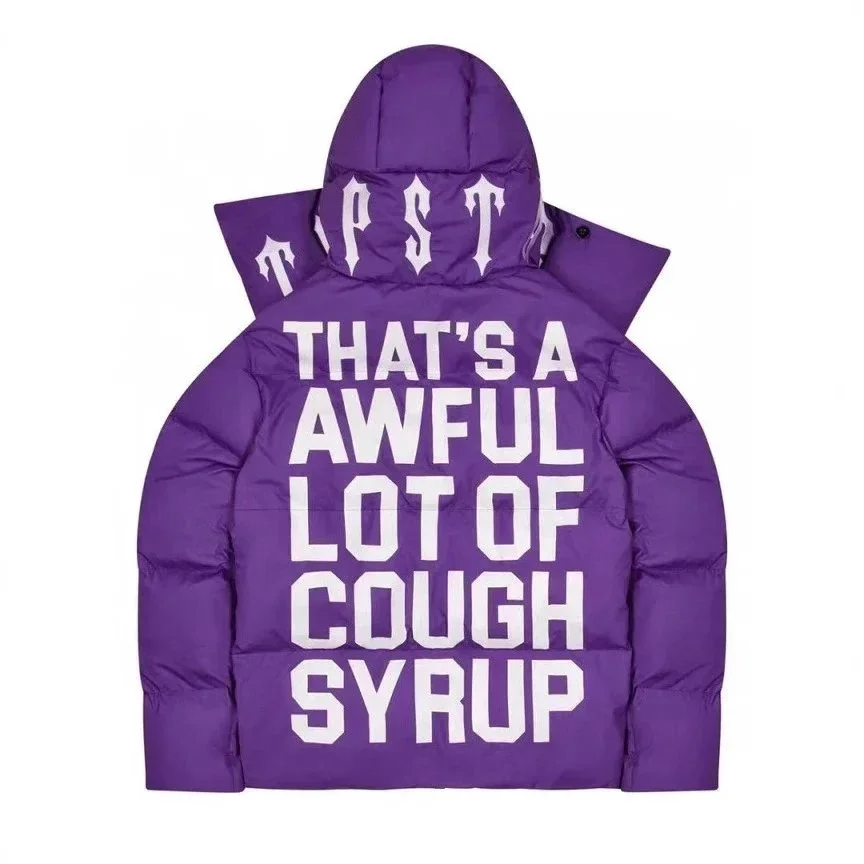 Trapstar Purple 'That's a Awful Lot of Cough Syrup' Parka