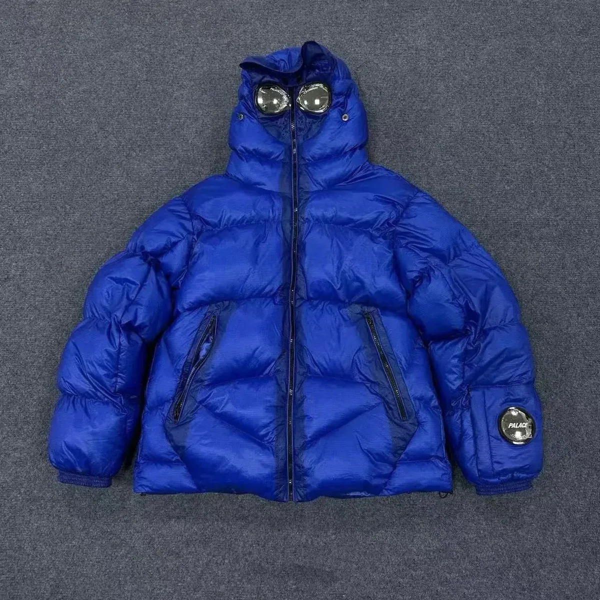 Palace Goggle Jacket Blue Parka