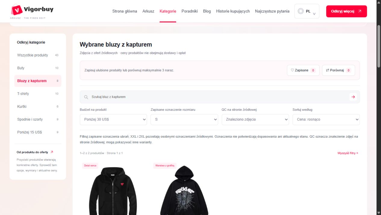 Rzeczywista kategoria bluz z wybranymi S, Poniżej 30 dolarów, Znaleziono zdjęcia i sortowaniem cen rosnąco; dwa pasujące produkty
